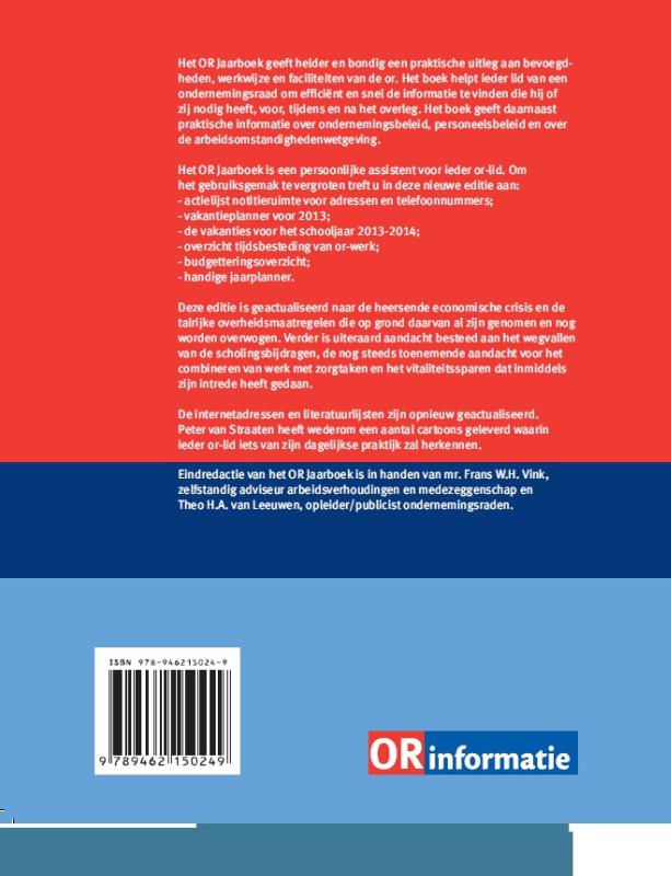 Achterkant van 2013