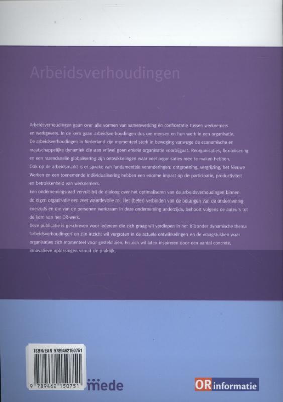 Achterkant van Arbeidsverhoudingen