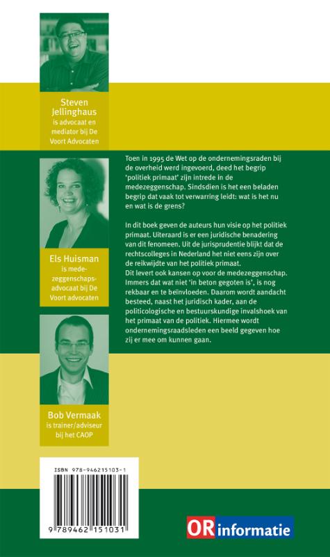 Achterkant van OR en het politiek primaat
