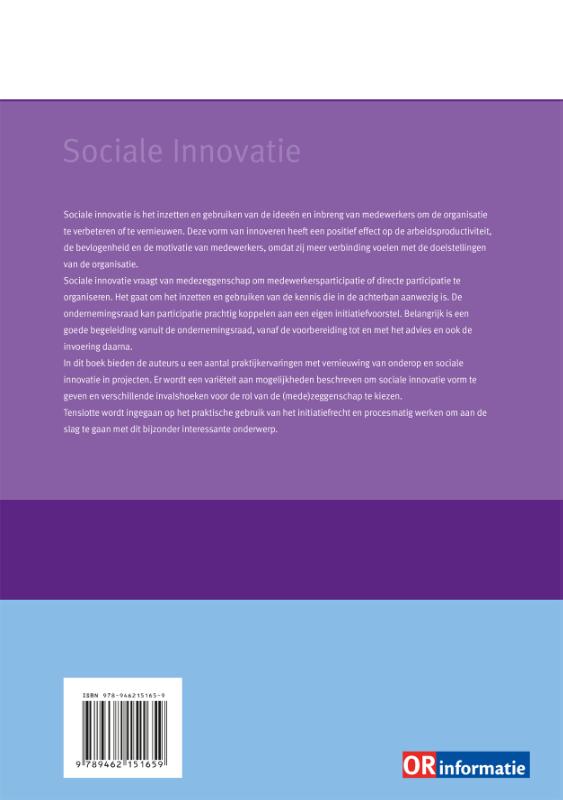 Achterkant van Sociale innovatie