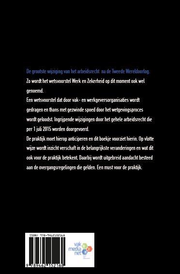 Achterkant van Naar een nieuw arbeidsrecht