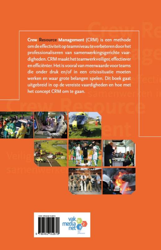 Achterkant van Crew resource management
