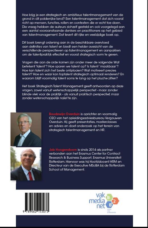 Achterkant van Strategisch talent management