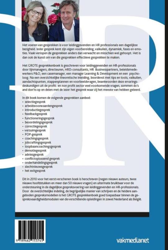 Achterkant van Het grote gesprekkenboek