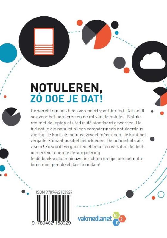 Achterkant van Notuleren, zó doe je dat!
