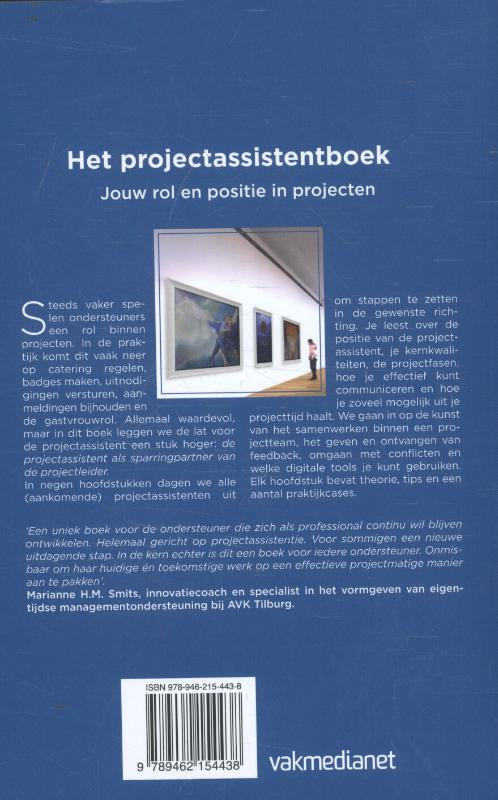 Achterkant van Het projectassistentboek
