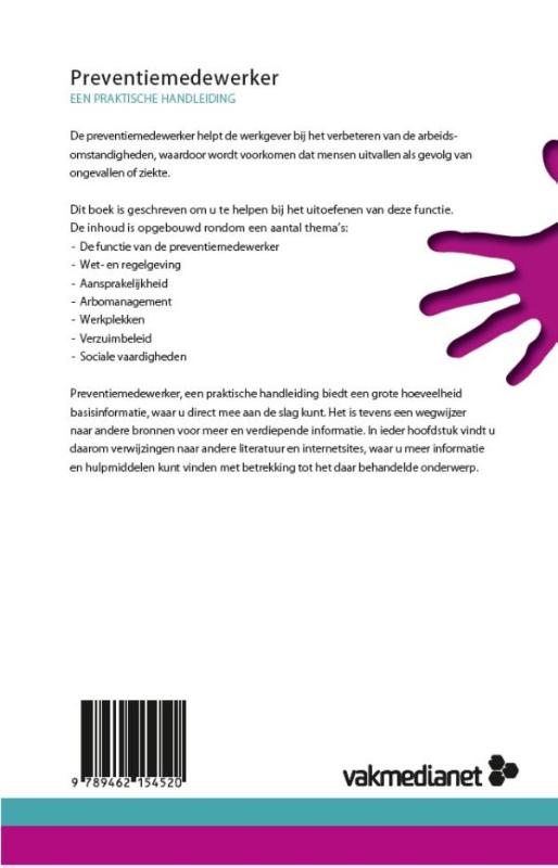 Achterkant van Preventiemedewerker