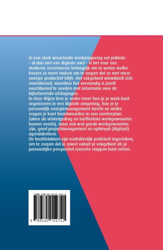Achterkant van Productiever werken met meer energie