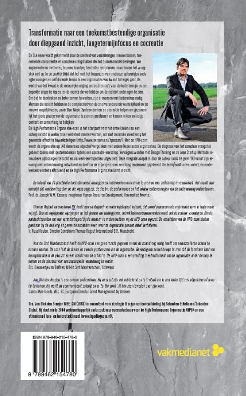 Achterkant van De high performance organisatie