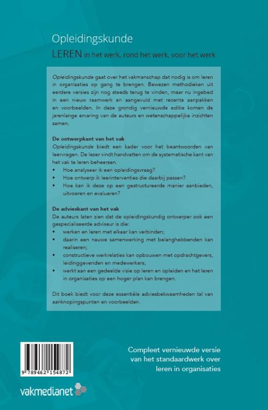 Achterkant van Opleidingskunde