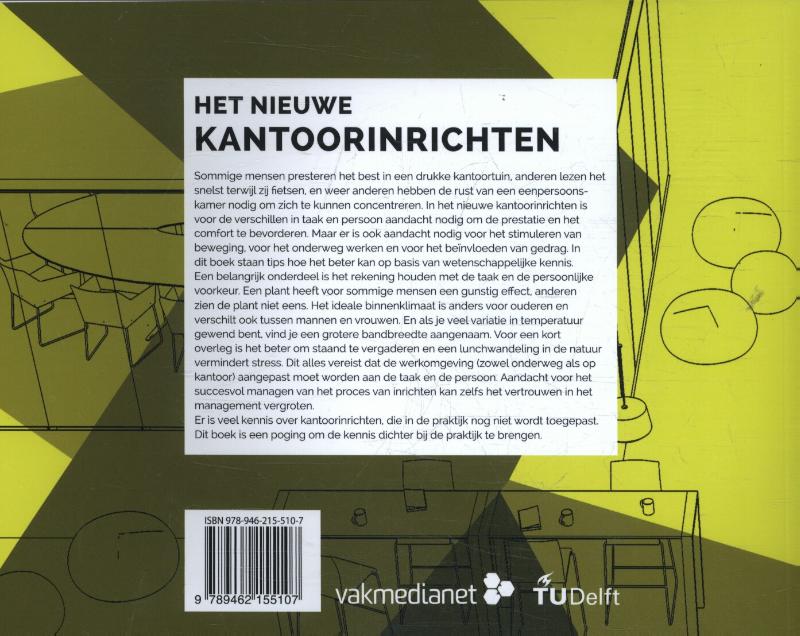 Achterkant van Het nieuwe kantoorinrichten