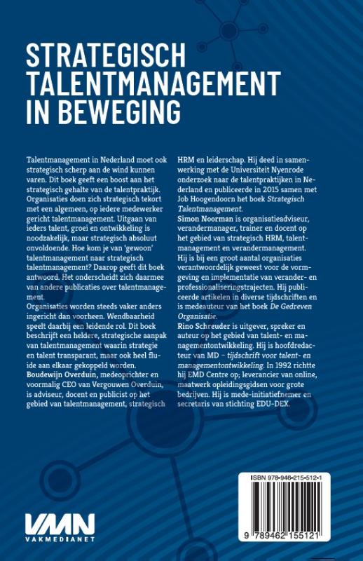 Achterkant van Strategisch talentmanagement in beweging