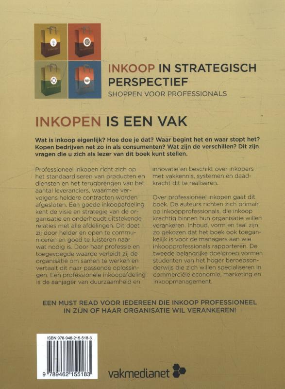 Achterkant van Inkoop in strategisch perspectief