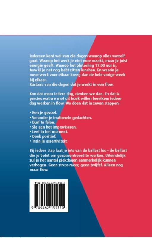Achterkant van Werken in flow