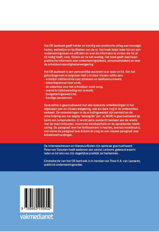 Achterkant van 2018