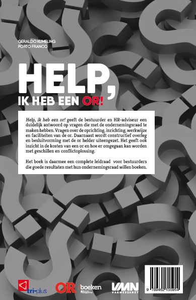 Achterkant van Help, ik heb een OR!