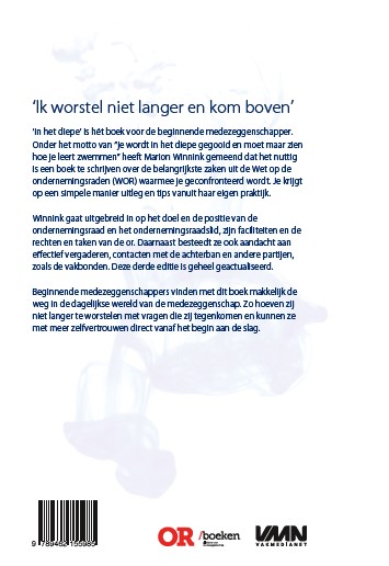 Achterkant van In het diepe
