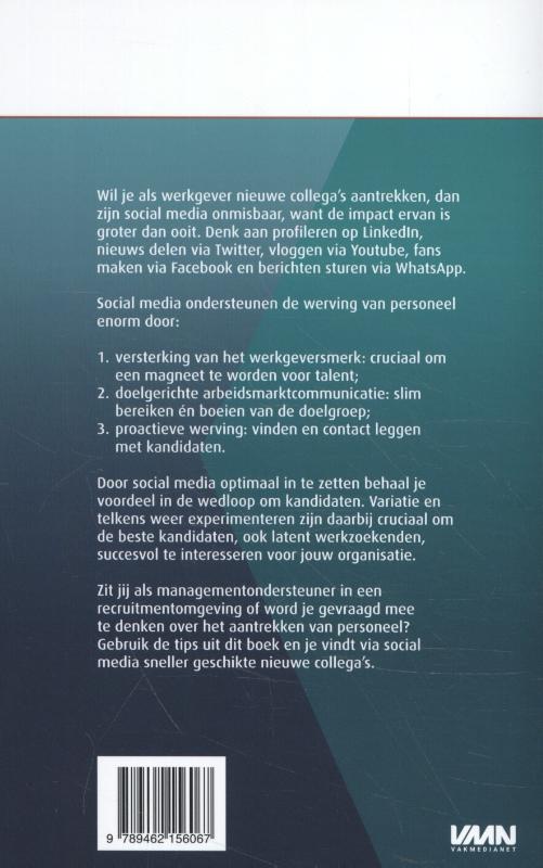Achterkant van Personeel werven via social media