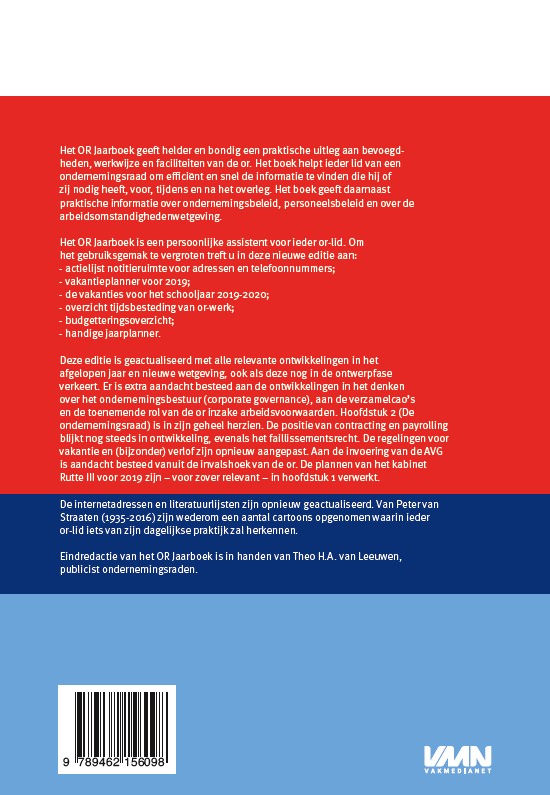 Achterkant van 2019