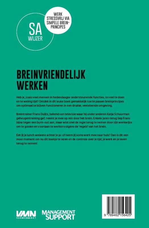Achterkant van Breinvriendelijk werken