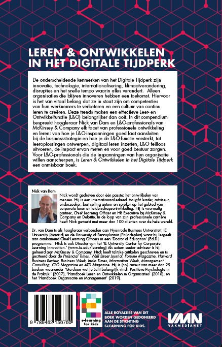 Achterkant van Leren en ontwikkelen in het digitale tijdperk