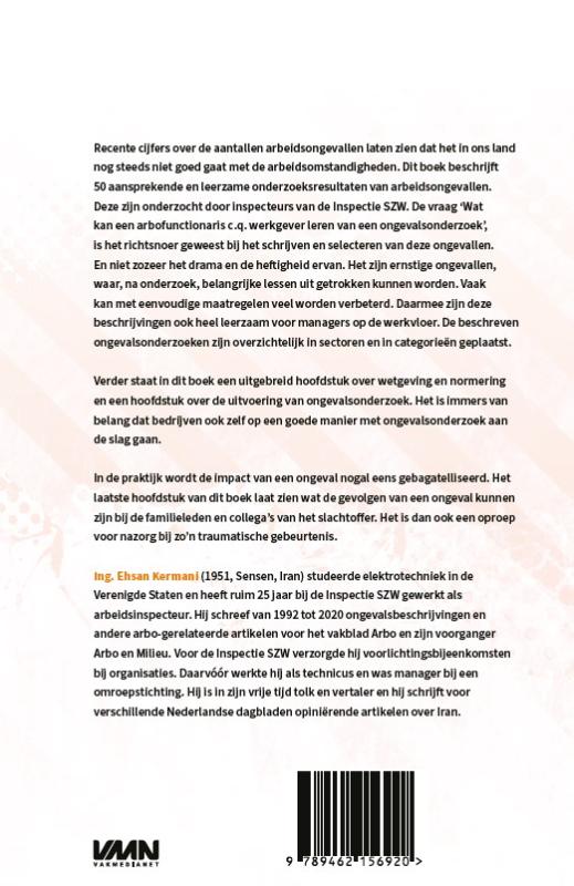 Achterkant van 50 arbeidsongevallen