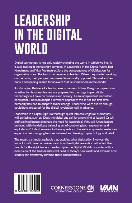 Achterkant van Leadership in the digital word