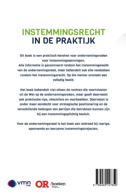 Achterkant van Instemmingsrecht in de praktijk