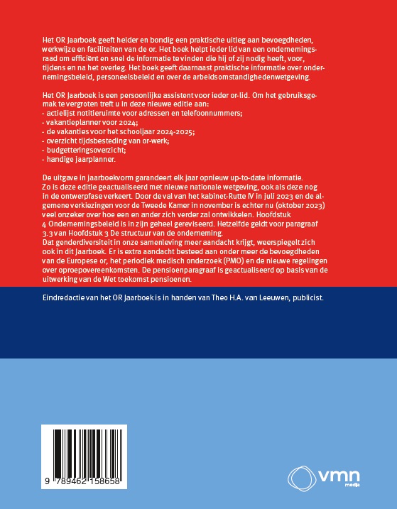 Achterkant van OR Jaarboek 2024