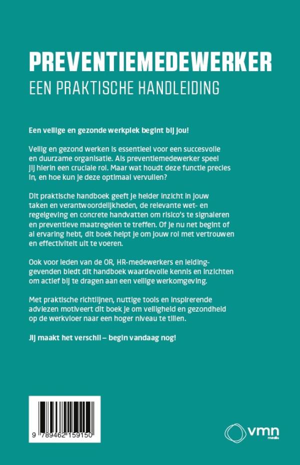 Achterkant van Preventiemedewerker: Een praktische handleiding