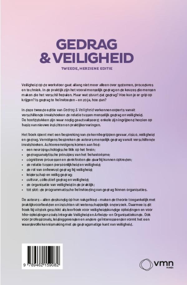 Achterkant van Gedrag en veiligheid