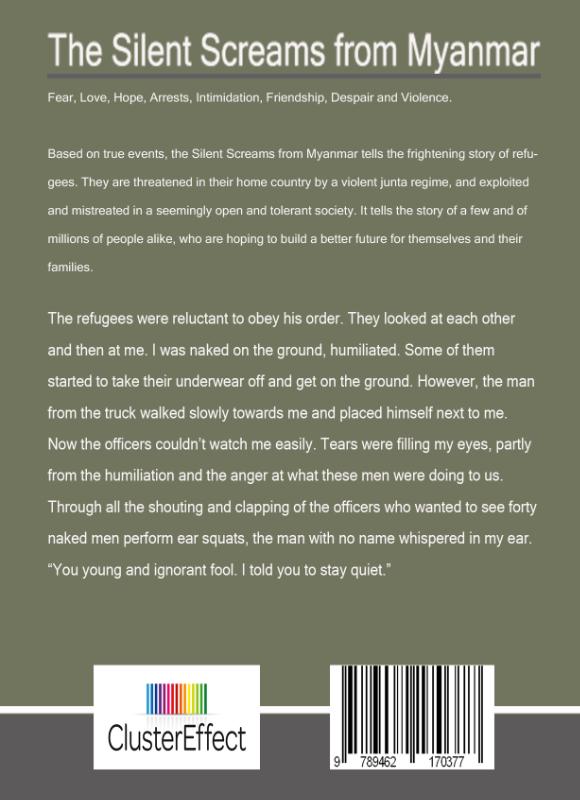 Achterkant van The silent screams from Myanmar