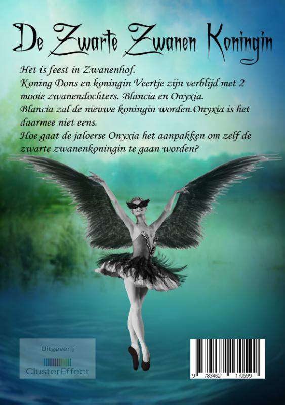 Achterkant van De zwarte zwanen koningin