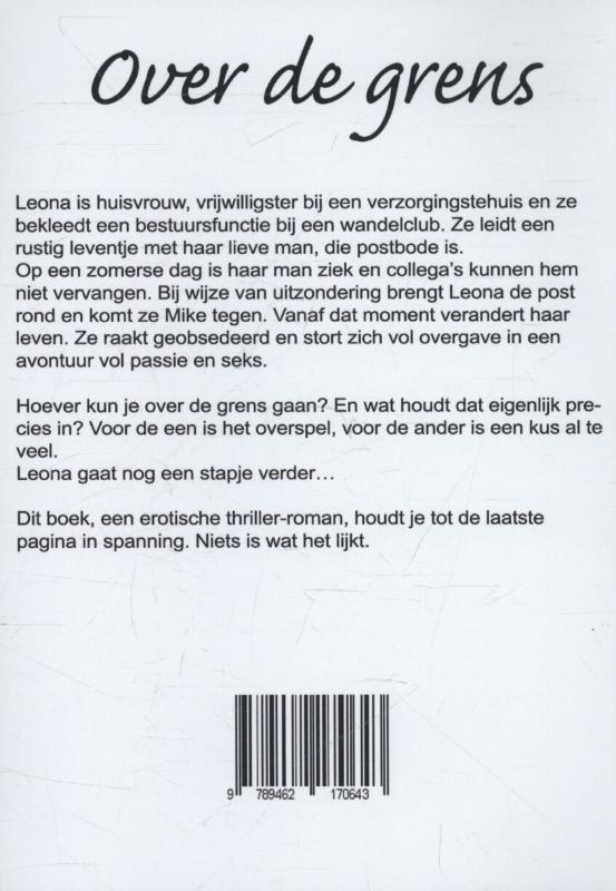 Achterkant van Over de grens