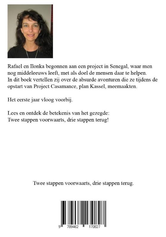 Achterkant van Twee stappen voorwaarts drie stappen terug