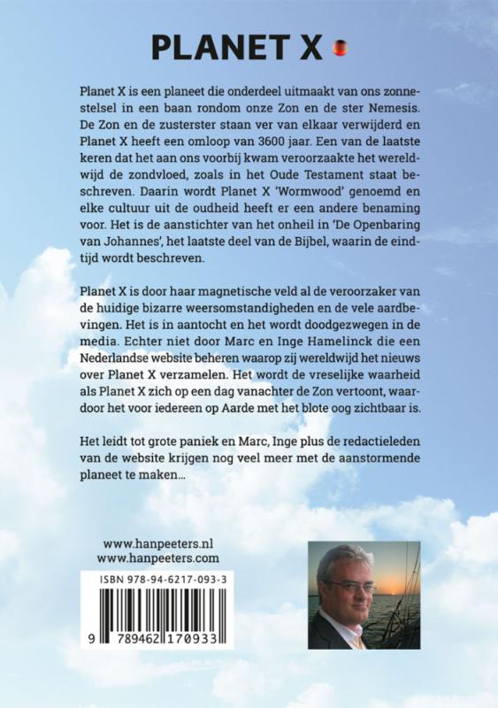 Achterkant van Planet X