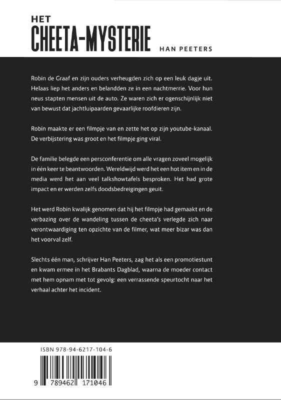 Achterkant van Het Cheeta-mysterie