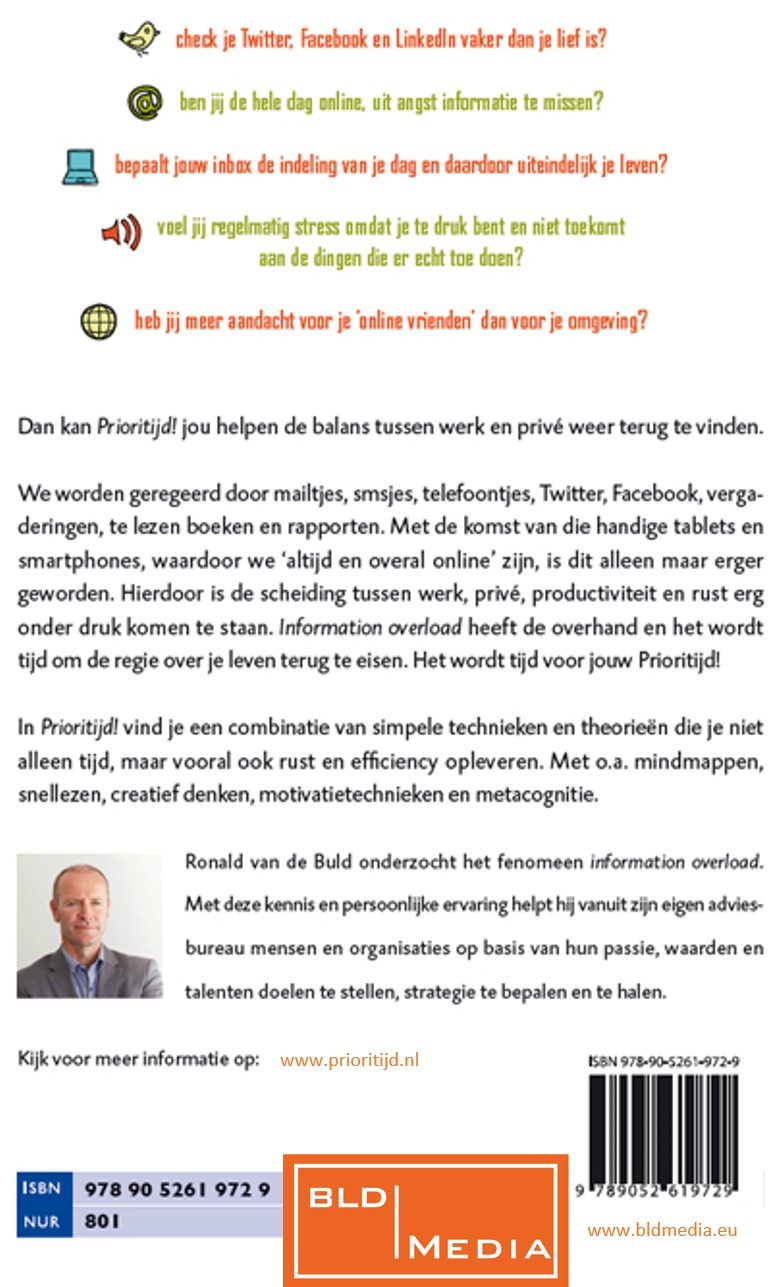 Achterkant van Prioritijd!