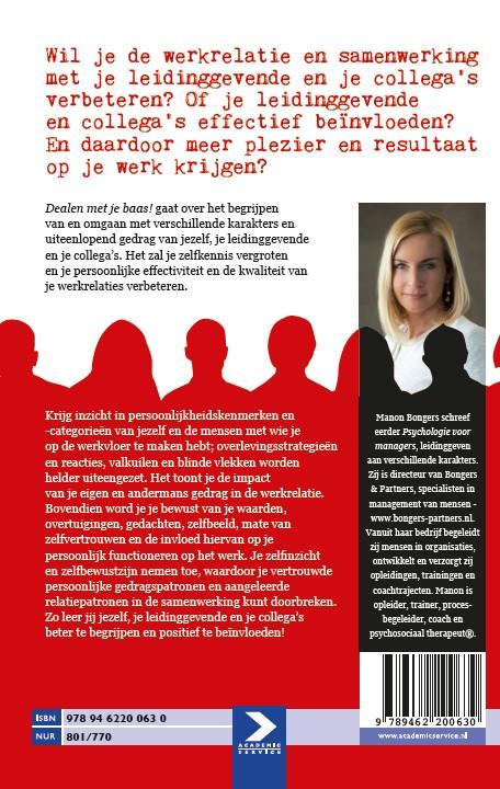 Achterkant van Dealen met je baas
