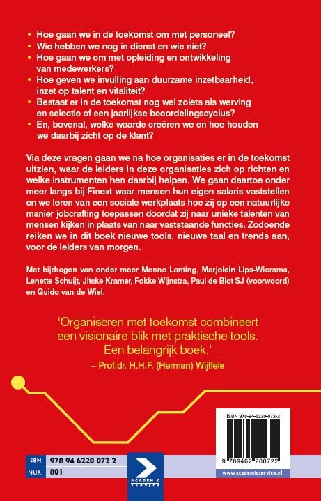 Achterkant van Organiseren met toekomst