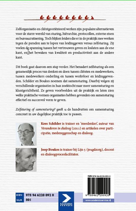 Achterkant van Zelfsturing of samensturing?