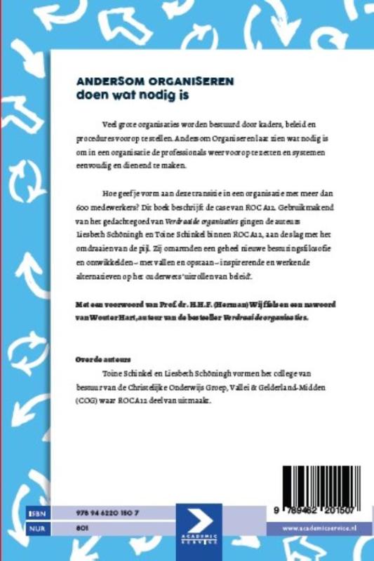 Achterkant van Andersom organiseren