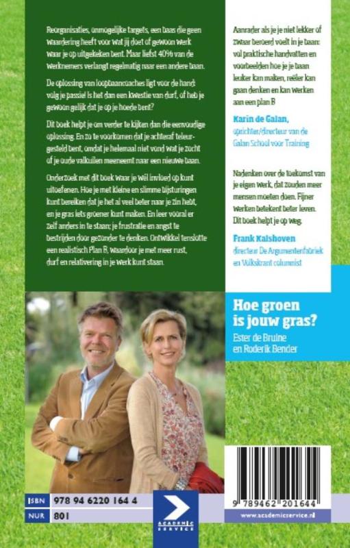 Achterkant van Hoe groen is jouw gras?