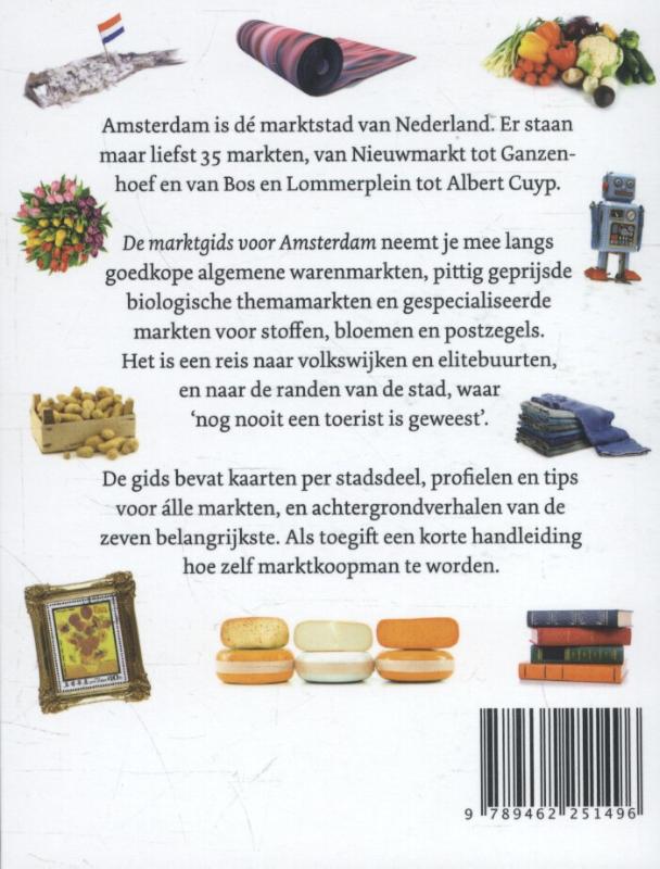 Achterkant van De marktgids voor Amsterdam