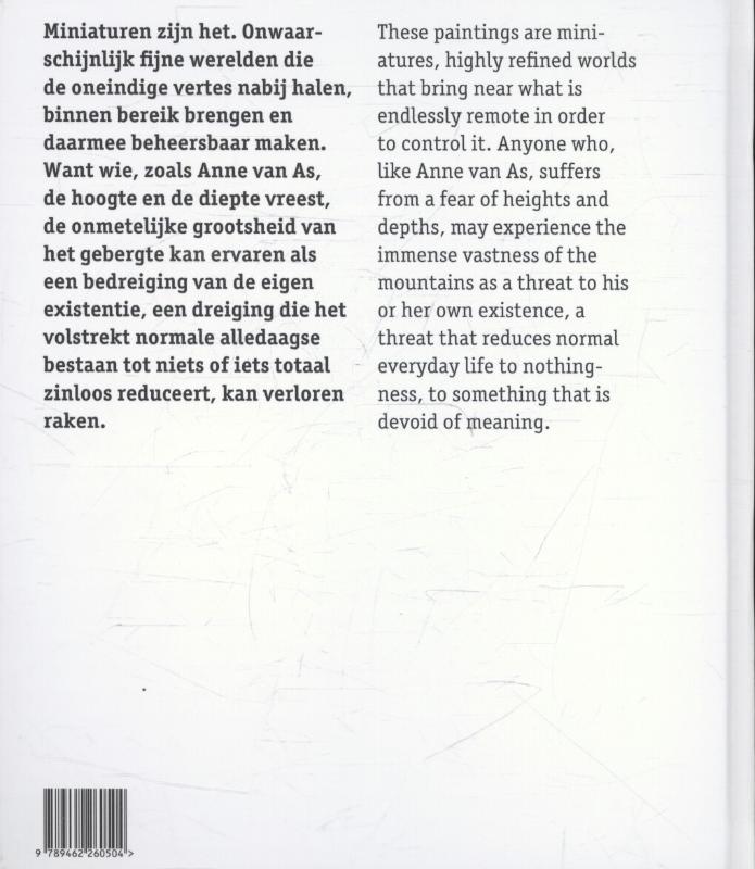 Achterkant van Anne van As: wilderness