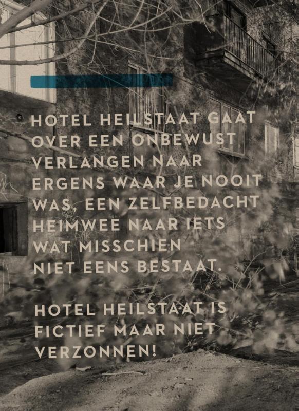 Achterkant van Hotel Heilstaat