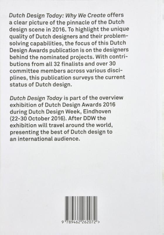 Achterkant van Dutch design today: why we create