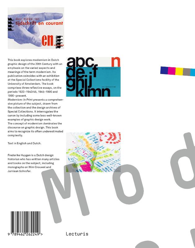 Achterkant van Modernism: in print