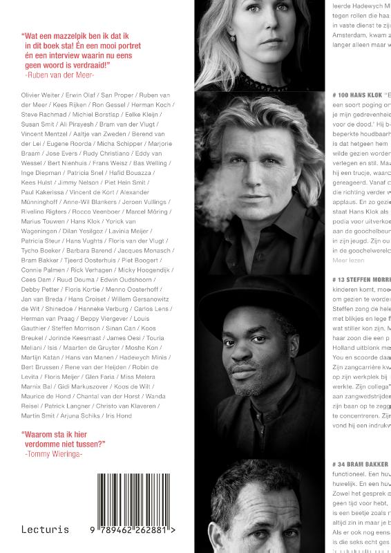 Achterkant van 100 Facestories