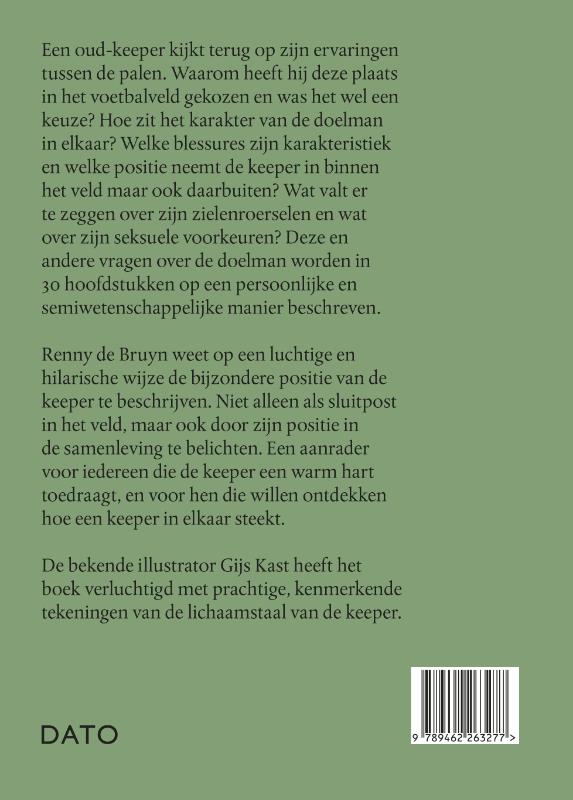 Achterkant van De kleurrijke keeper
